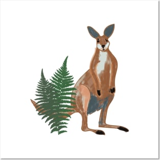 Kangaroo Posters and Art